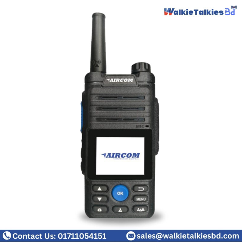 The Aircom AC-G30 Handheld Heavy-Duty Walkie Talkie offers an innovative and reliable communication solution for various demanding environments